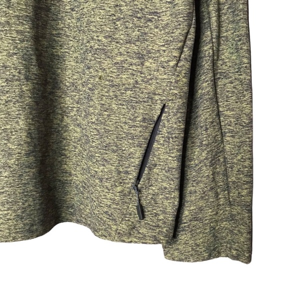 Lululemon Surge Warm 1/2 Zip Pullover Heathered Utilitarian Green Black Men's XL - Picture 9 of 11